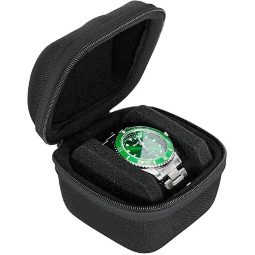 1 slots watch storage box portable hard watch travel box watch storage